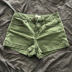Army green size 5 Jean shorts
